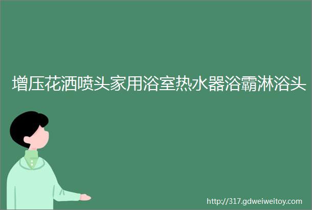 增压花洒喷头家用浴室热水器浴霸淋浴头